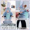Kobataro Rat Headband Costume Spoon Hair Clip Set Shoulder Plush Toy Costume Accessories Stuffed Animal Gifts for Kids Adults view 3