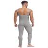 Freebily Mens Square Neck Sleeveless Full-Body Unitard Athletic Dance Party Club Costume Jumpsuits Dark Gray X-Large view 2