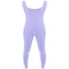 Freebily Mens Square Neck Sleeveless Full-Body Unitard Athletic Dance Party Club Costume Jumpsuits Lavender XX-Large view 3