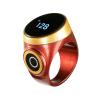 Makamsui Smart Ring Counter Electronic Hand Tally Counter Count Clicker, Waterproof Digital Display Finger Counter Rechargeable for Islamic Muslims, Golf, Goods Counting, Knitting Wine Red view 1
