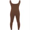 Freebily Mens Square Neck Sleeveless Full-Body Unitard Athletic Dance Party Club Costume Jumpsuits Brown X-Large view 4