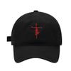 Baseball Cap Mens Women Jesus Cross 1 Embroidered Unisex Cotton Adjustable Outdoor Dad Hats for Men (Black,7 1/2) view 1