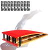 EliteBloom 9-Springs Pro Gymnastics Training Springboard Equipment, Bouncy Wooden Vault Spring Floor with Non Slip Carpet Surface & Rubber Mat, Load 440 Lbs view 1