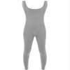 QinCiao Mens One Piece Stretchy Bodysuits Long Pants Textured Stripe Stretchy Jumpsuits Costume Light Gray X-Large view 3
