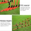 EliteBloom Set of 5 Soccer Training Hurdles, PVC Pipe Hurdles Equipment Easy to Assemble, Lightweight Speed Agility Practice Hurdles for Track and Field (Yellow) view 3