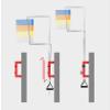 EliteBloom Wall Mounted Vertical Jump Trainer for Basketball, Kids Adult Youth Vertical Jump Measurement Tool Stick Pole, Vertical Jump Tester Metal view 2