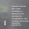 100% Carbon Fiber Badminton Racket Strung Ultralight Training Rackets Professional Racquet with Bags for Adult (Color : A, Size : One Size) view 3