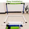 EliteBloom Workout Hurdles Training Equipment for Track Team, Outdoor Agility Soccer Hurdles, Obstacle Courses Pole Set with 180 Rotatable Sponge Bar (2Pcs) view 3