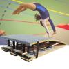 EliteBloom Thicken Adults with 9 Spring & Grey Padded Carpet, Hard Wood Gymnast Vault Spring Board, Load 110Kg / 250Lbs view 1