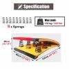 EliteBloom Heavy Duty 9 Springs Vault Equipment, Hard Wood Adult Spring Boards Sturdy & No Deformation, Load 110Kg / 242Ibs view 2