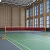 EliteBloom Badminton Net Stand Backyard Badminton Net with Metal Poles, 1.55M Steel Post Volleyball Stand, Professional Sport Training Equipment for Court Backyard Lawn view 1
