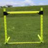 EliteBloom Hurdles Training Plastic Pipes, Lightweight Hurdles for Track and Field, Portable Agility Hurdles Equipment, Soccer Practice Pole Set for Kids (5 Pcs)