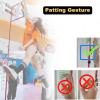 Adjustable Height Vertical Jump Trainer, 4.3-11.8ft Metal Gym School Vertical Leap Measurer, Sport Athletes Training Vertical Jump Tester, Vertical Jump Measurement Tool with Colorful Vane view 3