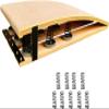 EliteBloom 9 Springs for Kids Vaulting Training Playing, Portable Curved Spring Board, Hard Wood Practice Equipment, Elastic Board for Gymnastics/Long Jump/Athletic view 1