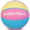AXGUIQ Kids Basketball, Size 3 Small Basketball 22" for Kids, Thickened Rubber for Soft Touch & Enhanced Durability, Featuring Classic Logo (Deflated) view 1