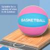 AXGUIQ Kids Basketball, Size 3 Small Basketball 22" for Kids, Thickened Rubber for Soft Touch & Enhanced Durability, Featuring Classic Logo (Deflated) view 4