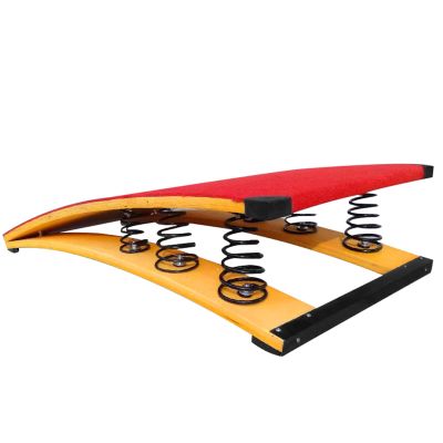 EliteBloom Heavy Duty Arc Vault Equipment with Manganese Steel Thickened Spring, Ergonomic Bouncy Practice Standard Board, No Assemble, Green, 4 Spring (Red 6 Spring)