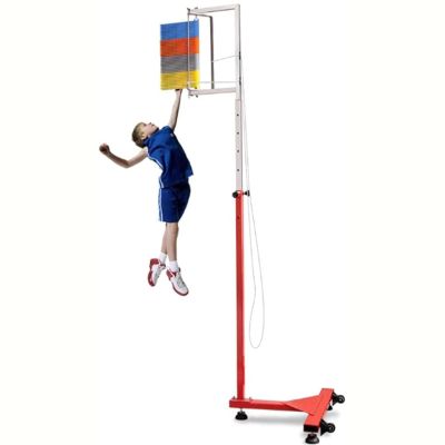Vertical Tester,Stainless Steel Wall Mounted Jump Measurement Tool Volleyball Training Equipment for Indoor Outdoor Training Kids Youth,Adjustable Vertical Jump Trainer,Multicolor-1.4-3m