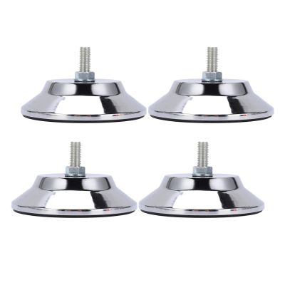 NDNCZDHC 4 PCS 5inch Billiard Pool Table Leg Levelers Universal Adjustable Leg Levelers for Football and Ping Pong Table Metal Game Table Leg Levelers