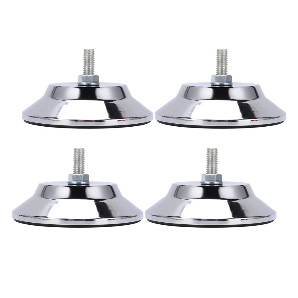 NDNCZDHC 4 PCS 5inch Billiard Pool Table Leg Levelers Universal Adjustable Leg Levelers for Football and Ping Pong Table Metal Game Table Leg Levelers
