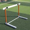 EliteBloom Track and Field Hurdles Training Equipment, Agility Soccer Training Hurdles Poles Set, 5 Height Adjustable Obstacles for Outdoor Workout (5Pcs)