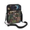 AZULCUSTO Mushroom Moon Messenger Bag for Men Women Small Bags Casual Shoulder Bag Cell Phone Wallet Purse Suitable for Shopping,Dating,Traveling,Workout,Walking view 1