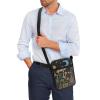 AZULCUSTO Mushroom Moon Messenger Bag for Men Women Small Bags Casual Shoulder Bag Cell Phone Wallet Purse Suitable for Shopping,Dating,Traveling,Workout,Walking view 2