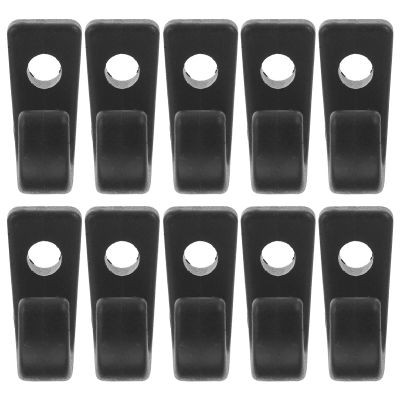 SUPVOX Sturdy Kayak Rudder Peak Buckle Kit 10pcs Outdoor Canoe Hooks for Lashing Gear