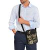 AZULCUSTO Moth Small Messenger Bag for Women Men Travel Sling Bag Ideal Crossbody Sling Purse Handbag Daypack Fanny Pack Cross Body Bag for Outdoors Hiking Traveling view 2