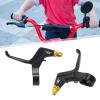 Aosekaa Kids Brake Lever, Children Brake Levers, Universal Cycling Handbrake Aluminum Alloy Kids Bike Brake Lever Set, Black Gold view 3