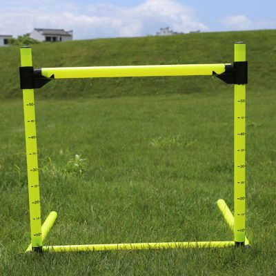 EliteBloom Hurdles Training Plastic Pipes, Lightweight Hurdles for Track and Field, Portable Agility Hurdles Equipment, Soccer Practice Pole Set for Kids (3Pcs)