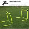 EliteBloom Hurdles Training Plastic Pipes, Lightweight Hurdles for Track and Field, Portable Agility Hurdles Equipment, Soccer Practice Pole Set for Kids (3Pcs) view 2