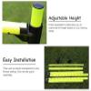 EliteBloom Hurdles Training Plastic Pipes, Lightweight Hurdles for Track and Field, Portable Agility Hurdles Equipment, Soccer Practice Pole Set for Kids (3Pcs) view 4
