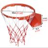 EliteBloom Basketball Hoop 18In Diameter Basketball Hoop Indoor& Outdoor, Rust-Proof Steel Rim Slam Dunk Pro Basketball Goals for Home/Office/Bedroom, Easy to Install view 3