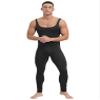 Freebily Mens Square Neck Sleeveless Full-Body Unitard Athletic Dance Party Club Costume Jumpsuits Black X-Large view 1