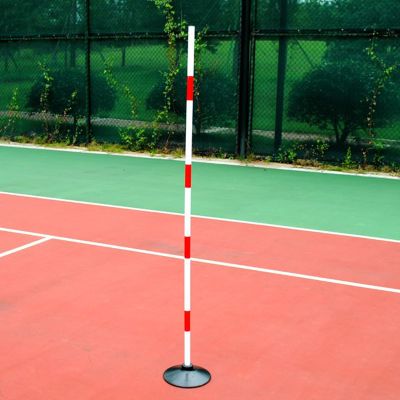 EliteBloom Weighted Rubber Base Agility Poles, Outdoor Detachable Slalom Sport Equipment with Optional Rubber Base, for Sports Exercise, Skills Training (with 2Kg Base 1.5M/59.1In Pole)