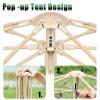 Oracra Bubble Tent Sports Tent Bubble Pop-Up Shelter with Inflatable Bed, Panoramic Gazebo for Camping, Fishing, Party, PVC Windproof Garden Screen Houses view 4
