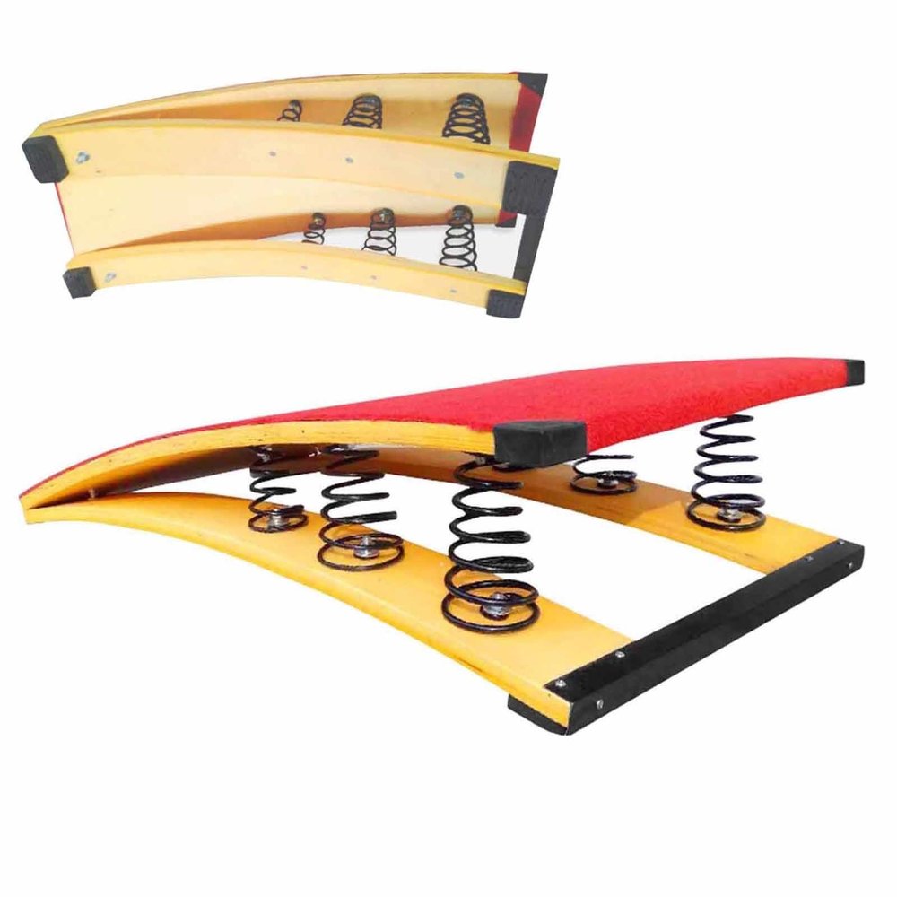 EliteBloom Adult Wooden, 6 Springs Vault Equipment, Home Floor Vault Springboard, Taekwondo Flip/Gymnastics Training Equipment
