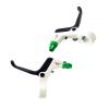 Aosekaa Kids Brake Lever, Children Brake Levers, Universal Cycling Handbrake Aluminum Alloy Kids Bike Brake Lever Set, White Green view 1
