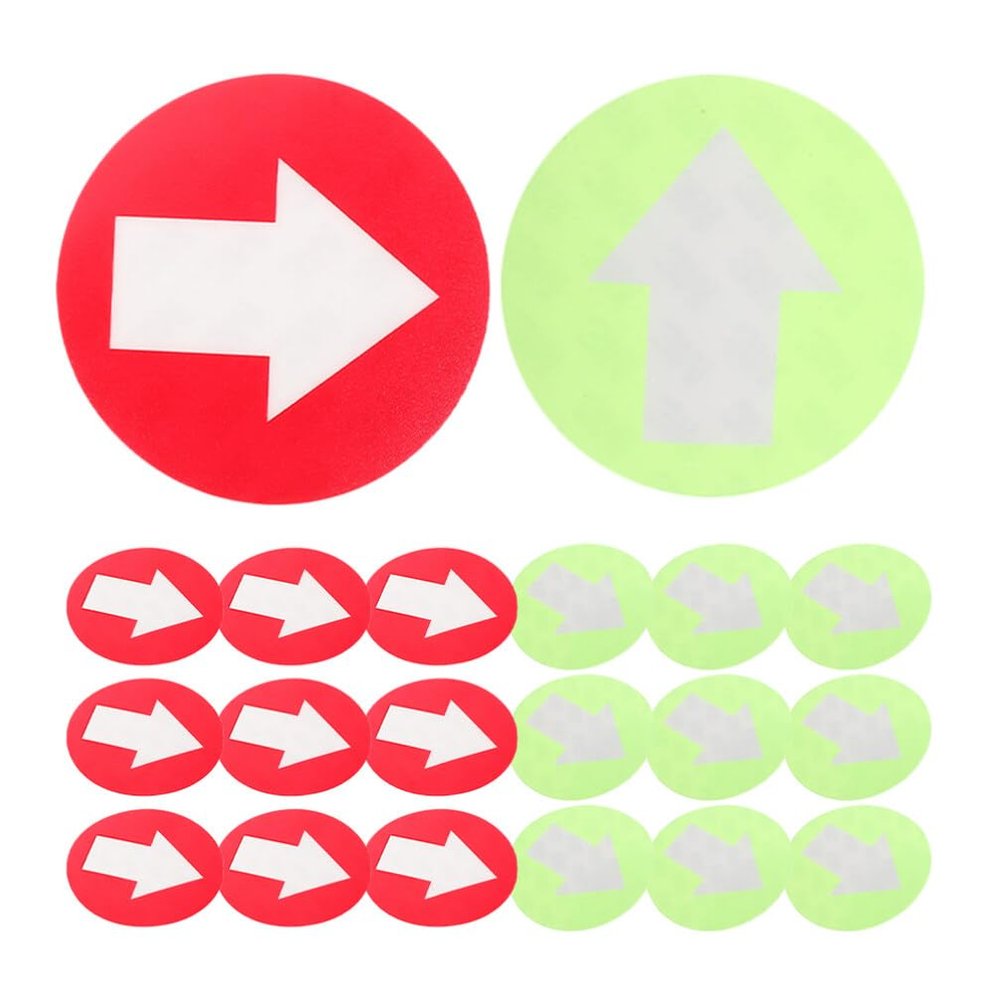 SUPVOX Trail Markers for Hunting 20 Reflective Trail Markers Outdoor Hiking Sticker Design