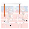 YXXSDP Adjustable Athletic Speed Training Hurdles, Agility Training & Workout Hurdle Set, Indoor/Outdoor Practice Equipment for Track & Field, Sports Team Use view 1