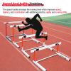 YXXSDP Adjustable Athletic Speed Training Hurdles, Agility Training & Workout Hurdle Set, Indoor/Outdoor Practice Equipment for Track & Field, Sports Team Use view 3