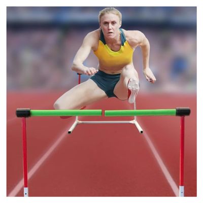 YXXSDP Adjustable Height Speed & Agility Training Hurdles, Professional Portable Obstacle Training/Athletic Gear, Track and Field Speed Training Equipment for Jumping Racing