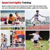 YXXSDP Adjustable Height Speed & Agility Training Hurdles, Professional Portable Obstacle Training/Athletic Gear, Track and Field Speed Training Equipment for Jumping Racing view 4