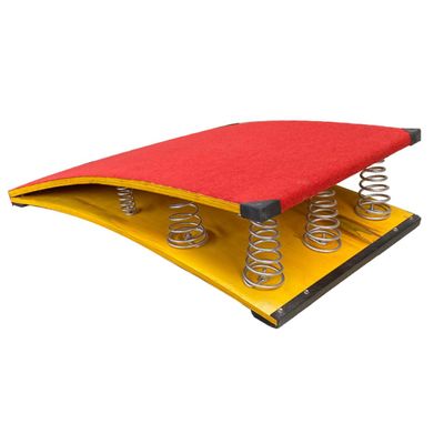 EliteBloom Heavy Duty Wood Spring Board with Steel Spring & Jump Pad,Gymnastics Vault Springboard Equipment for Home Shcool Training