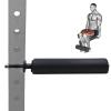 YYEDHEE Single Leg Squat Roller, Squat Rack Leg Press Attachment Leg Extension Fits 0.65" to 1" Hole for Power Rack Attachment Home Gym Split Squat Accessories (53x1.8cm) view 1