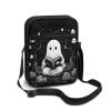 AZULCUSTO Ghost Small Messenger Bag for Men Women Mini Crossbody Bag with Adjustable Straps Cute Crossbody Bags Mini Messenger Bag for Cell Phone Travel Outdoor Hiking view 1