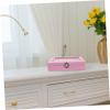 Hohopeti Portable Jewelry Box with Lid Multi-functional Organizer for Rings Earrings Necklaces and Bracelets Dust-resistant Design Elegant for Stylish Storage view 4