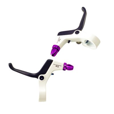 Colaxi Kids Brake Lever, Brake Handle, Children Bike Cycling Brake Levers, Bike Spare Parts, Accessories, White Violet