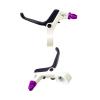Colaxi Kids Brake Lever, Brake Handle, Children Bike Cycling Brake Levers, Bike Spare Parts, Accessories, White Violet view 2